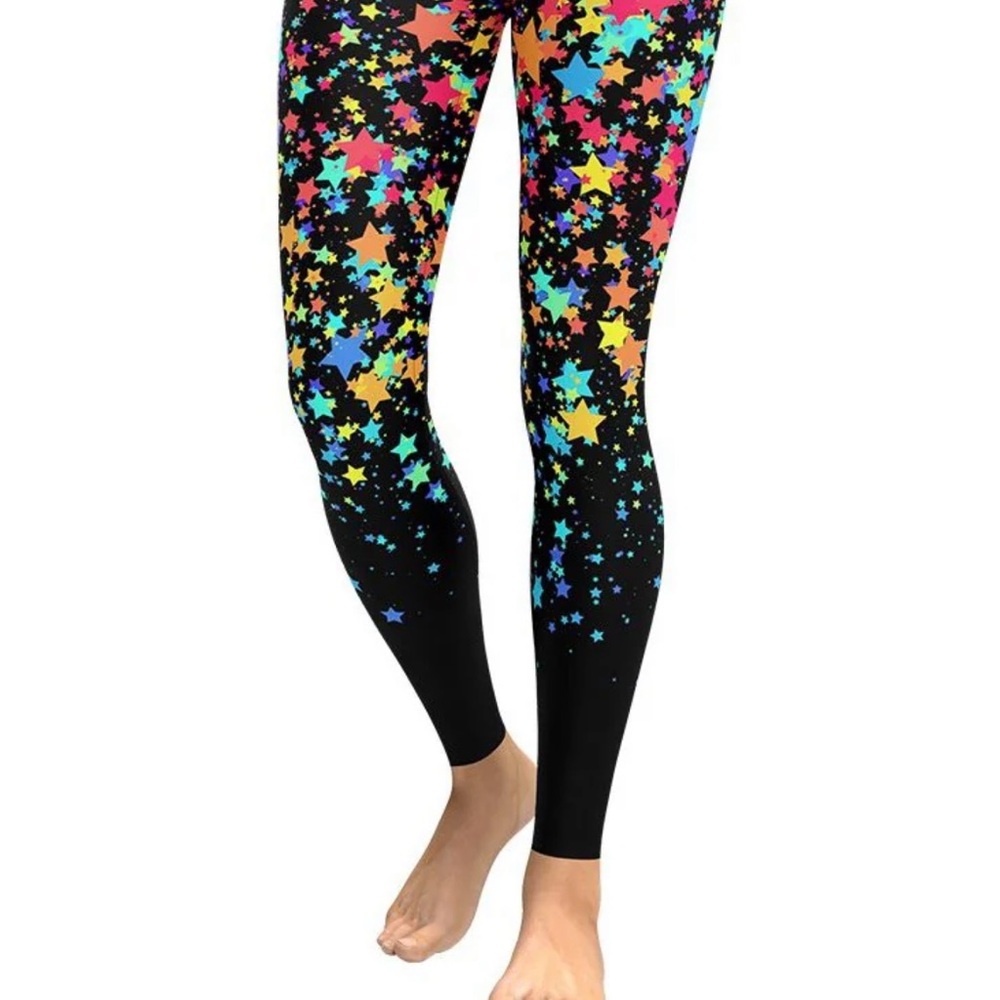 Colorful Star Print  Leggings